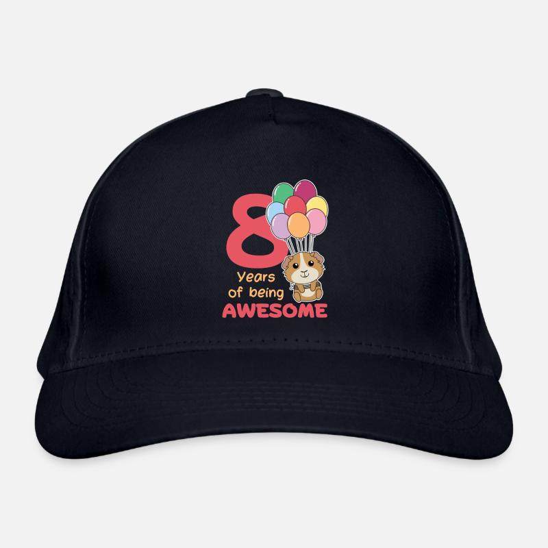 Cochons d’Inde pour les enfants de 8e anniversaire huit Casquette classique bio