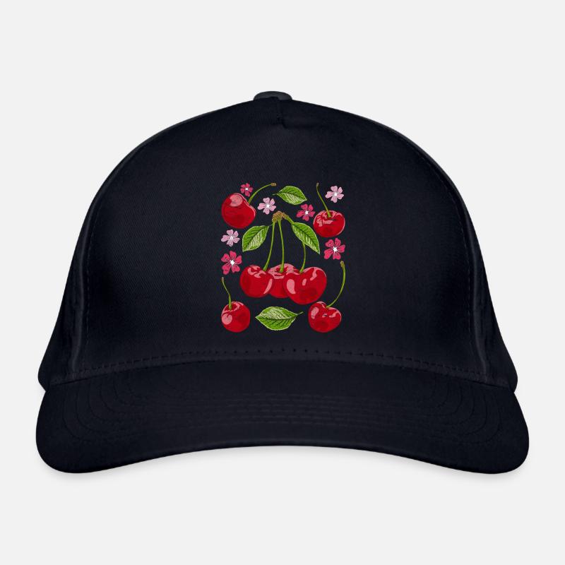 Cherry Blossoms Summer Fruit Gift Sakura Cherry Casquette classique bio