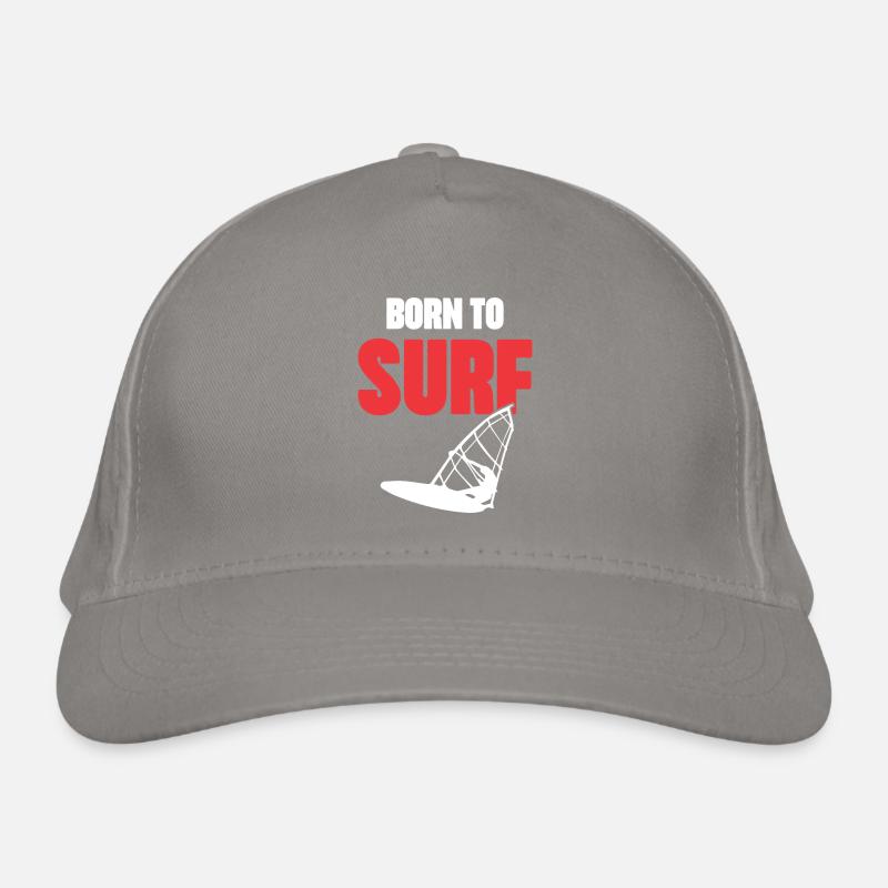 Né pour surfer Casquette classique bio
