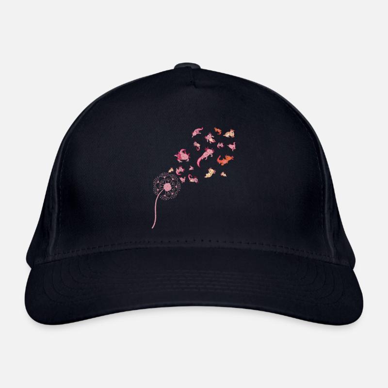 Amphibien à queue Pet Gift Dandelion Axolotl Casquette classique bio