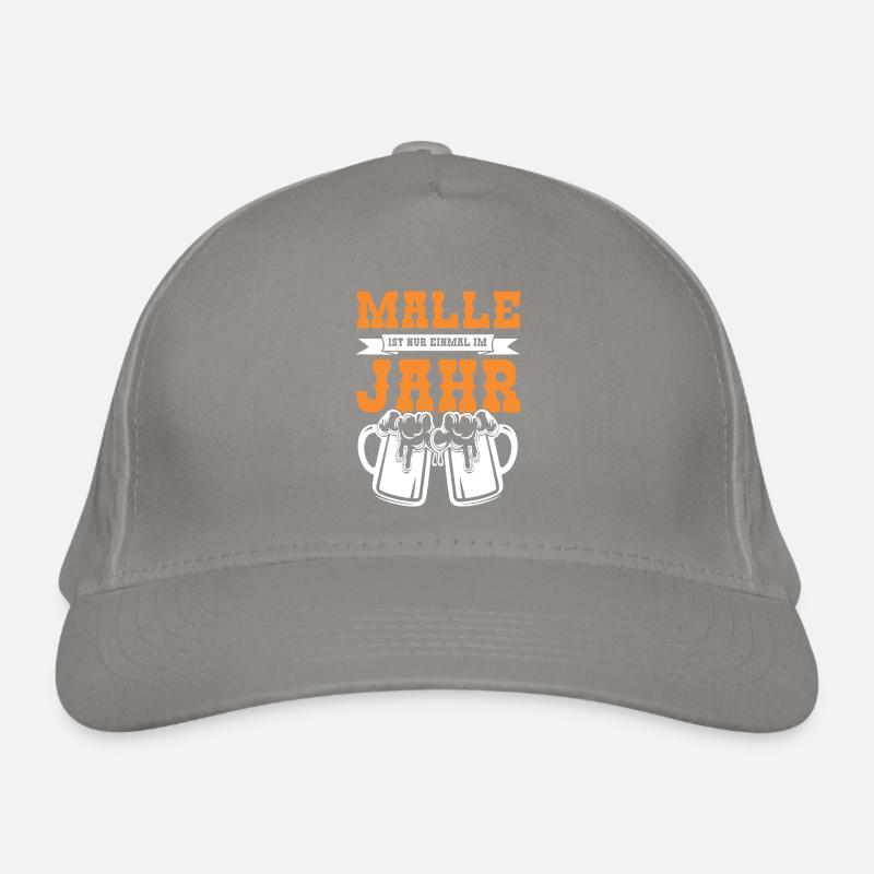 bier malle mallorca Bio-Baseballkappe