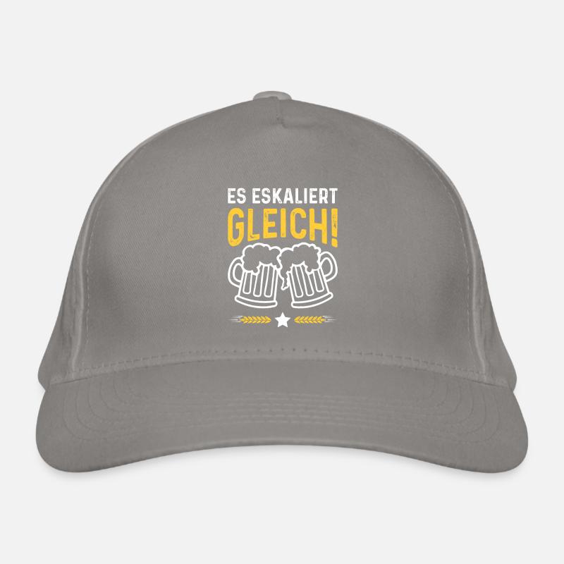 bier lustiger spruch Bio-Baseballkappe