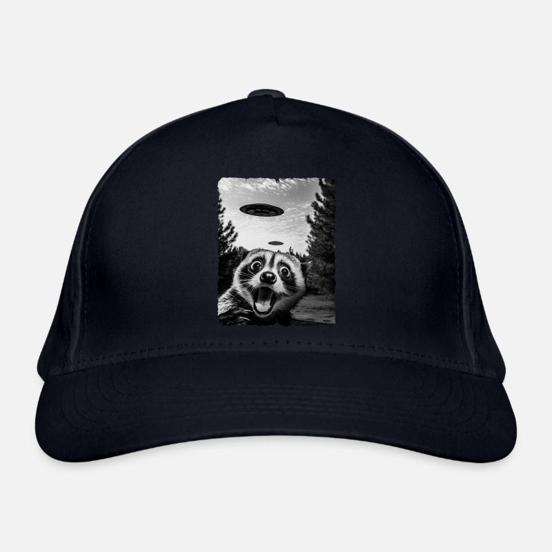 Waschbär Auserirdisch Invasion Uap Weirdcore Bio-Baseballkappe