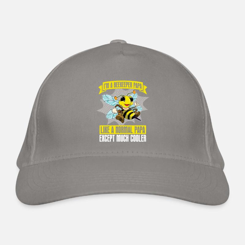 Beekeeper Dad Father's Day Gift Bee Beekeeper Organic Baseball Cap