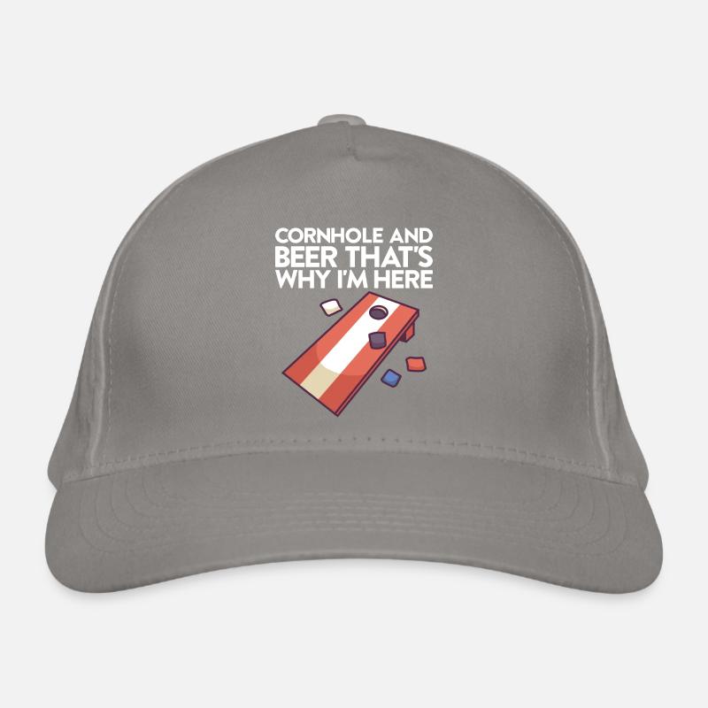 Jeu de Cornhole Tenue de trou de maïs avec Cornhole Casquette classique bio