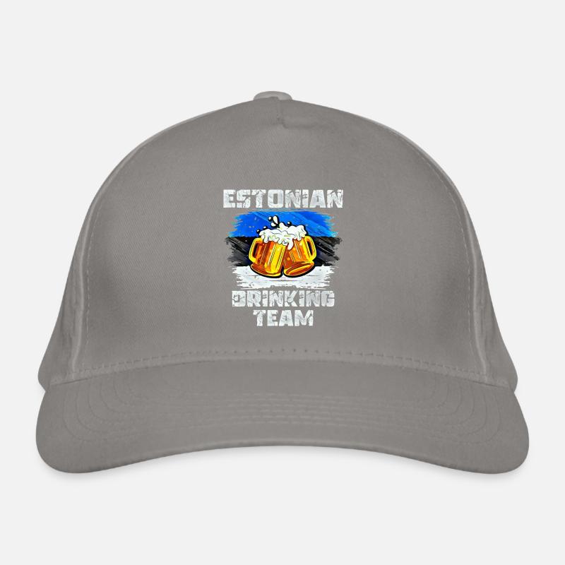 Estonia Drinking Team Organic Baseball Cap
