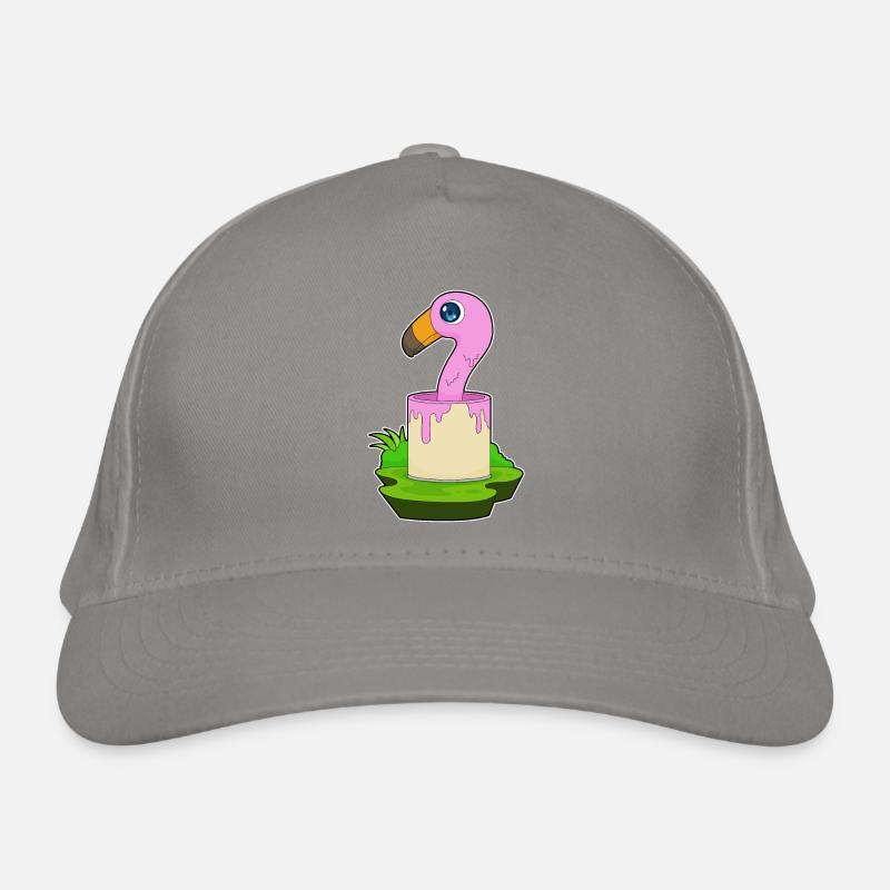 Flamingo Maler Farbeimer Malen Bio-Baseballkappe