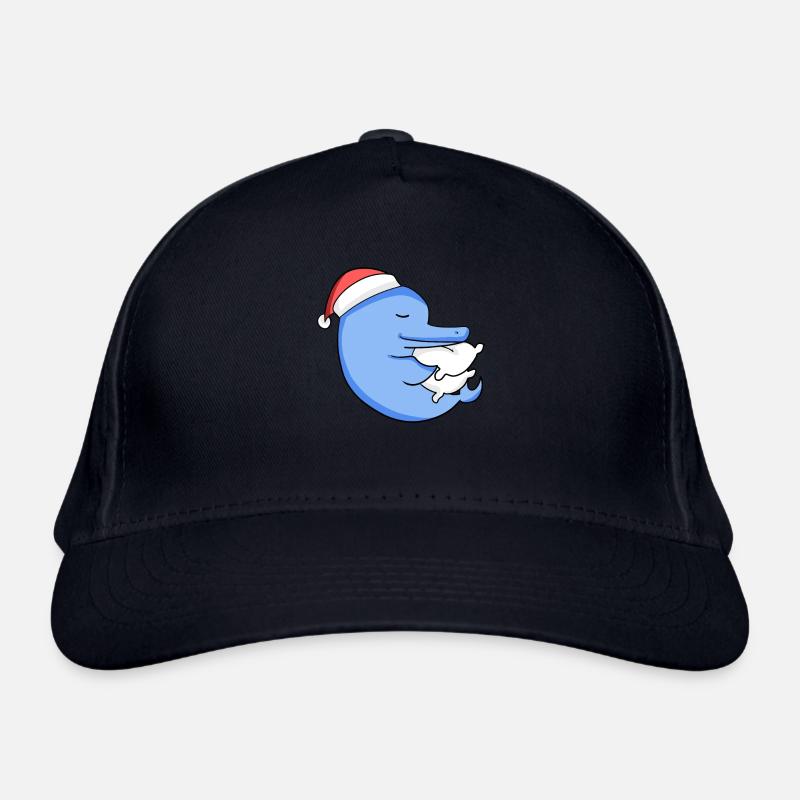 Dauphin Mignon Fatigué Dormir À Noël Casquette classique bio