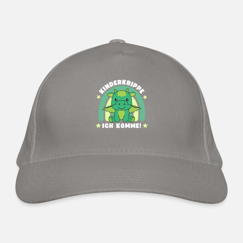 Kinderkrippe Ich Komme! Drache Bio-Baseballkappe