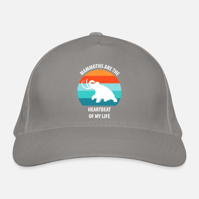 Lustiges Mammut Steinzeit Eiszeit Design Urzeit Bio-Baseballkappe