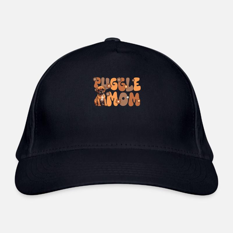 Puggle Groovy Puggle Mom Bio-Baseballkappe