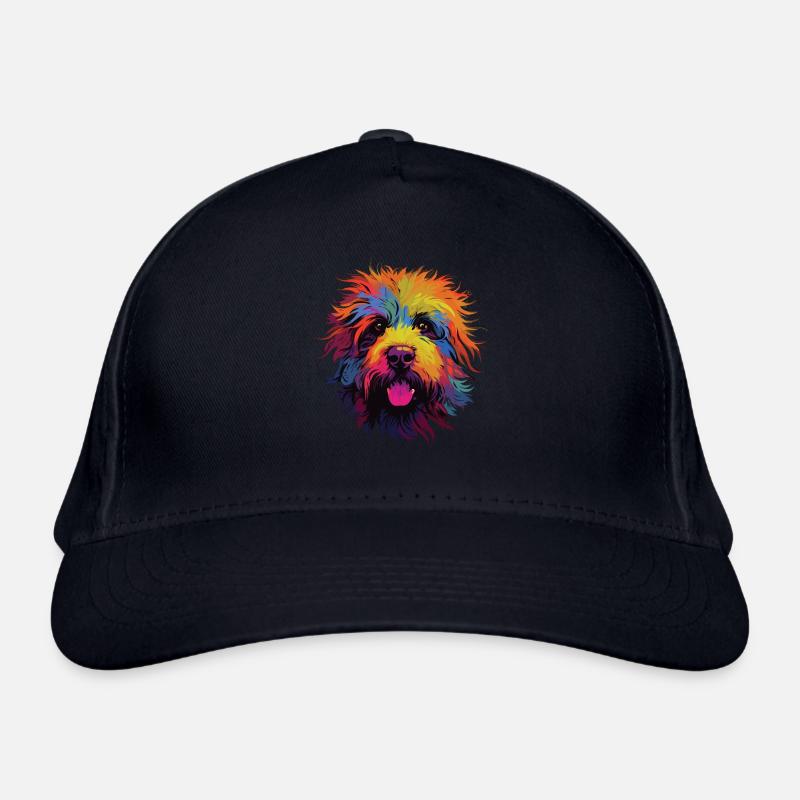Aquarelle colorée Puli Casquette classique bio