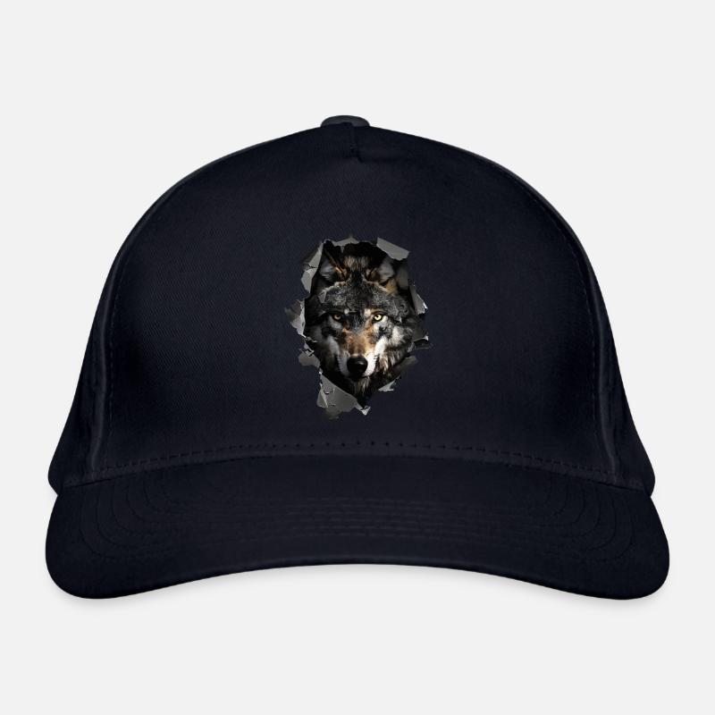 Wolf Bio-Baseballkappe