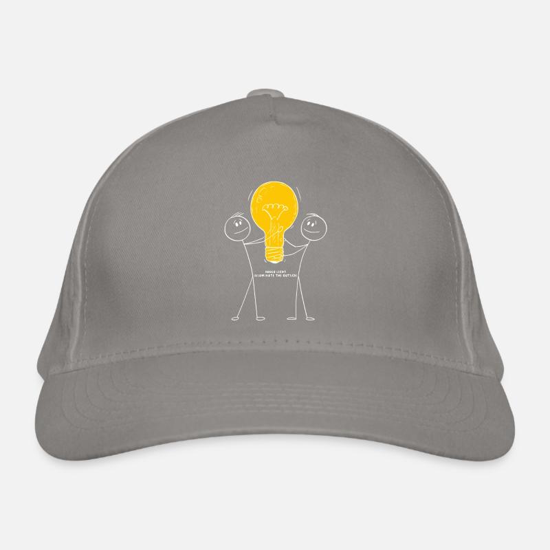 Modern Style Inner light illuminate the outside Organic Baseball Cap