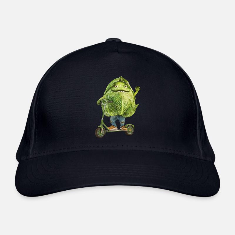 Cabbage Scooter Organic Baseball Cap