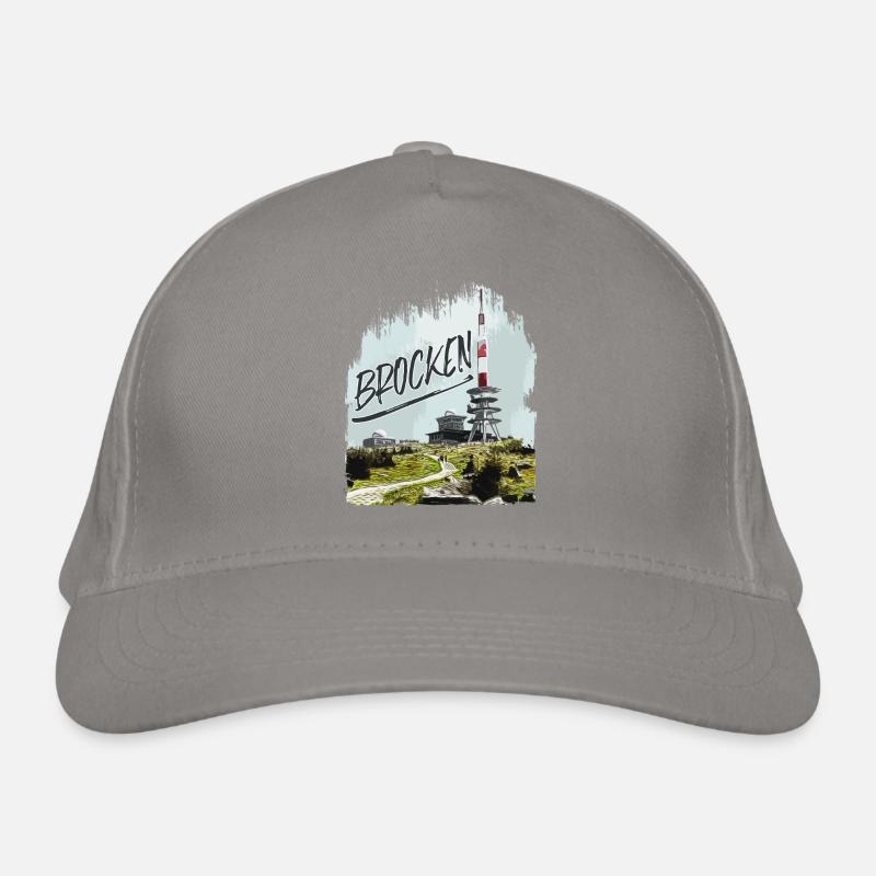 Brocken transmitter and second-hand shop Organic Baseball Cap