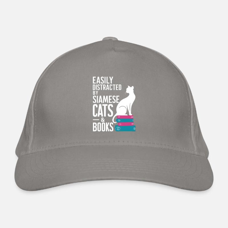 Katze Siamkatze Geschenk Bio-Baseballkappe