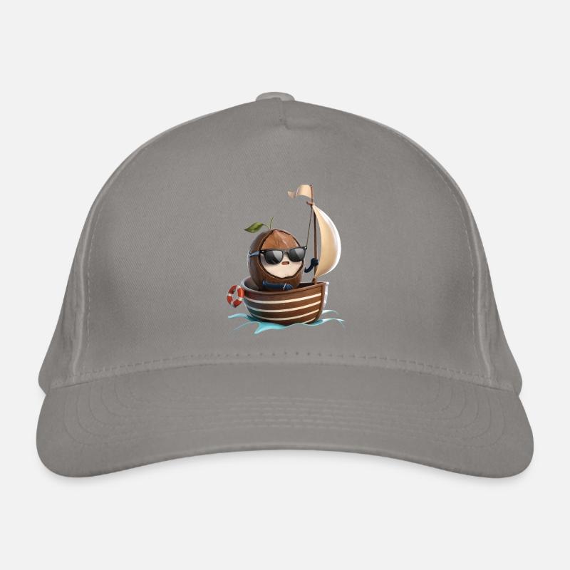 Obst Kokosnuss Bootfahren Geschenk Bio-Baseballkappe