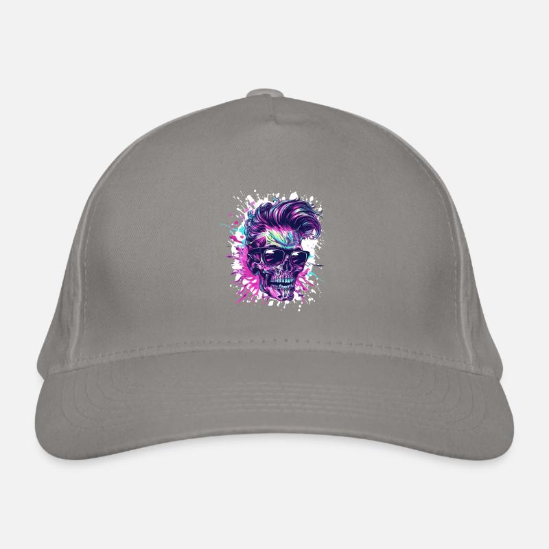Techno Skelett Party Bio-Baseballkappe