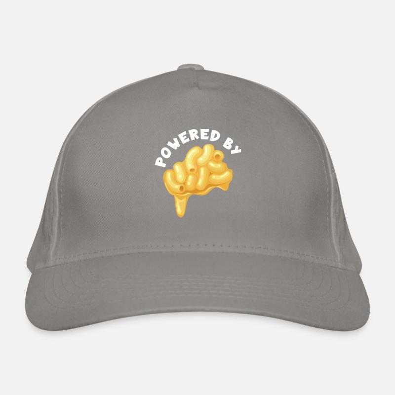 Angetrieben von Mac & Cheese Bio-Baseballkappe