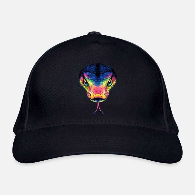 Snake Python Cobra Mamba Rattlesnake Snake Organic Baseball Cap