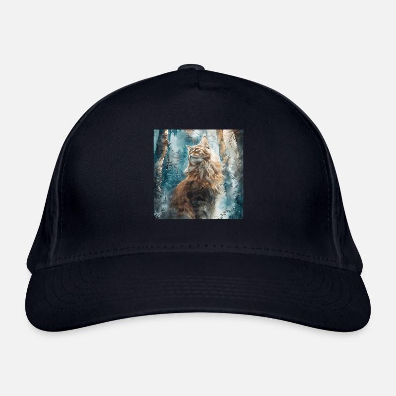 Cat Organic Baseball Cap