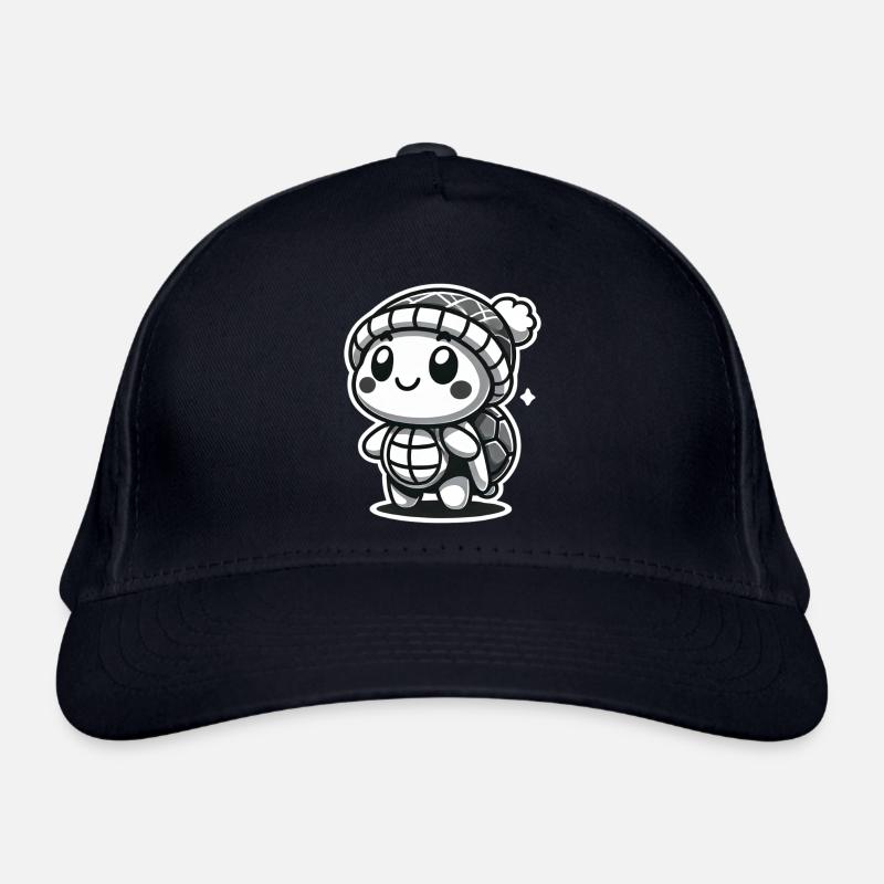 Curious Turtle - Hat Explorer - Organic Baseball Cap - navy
