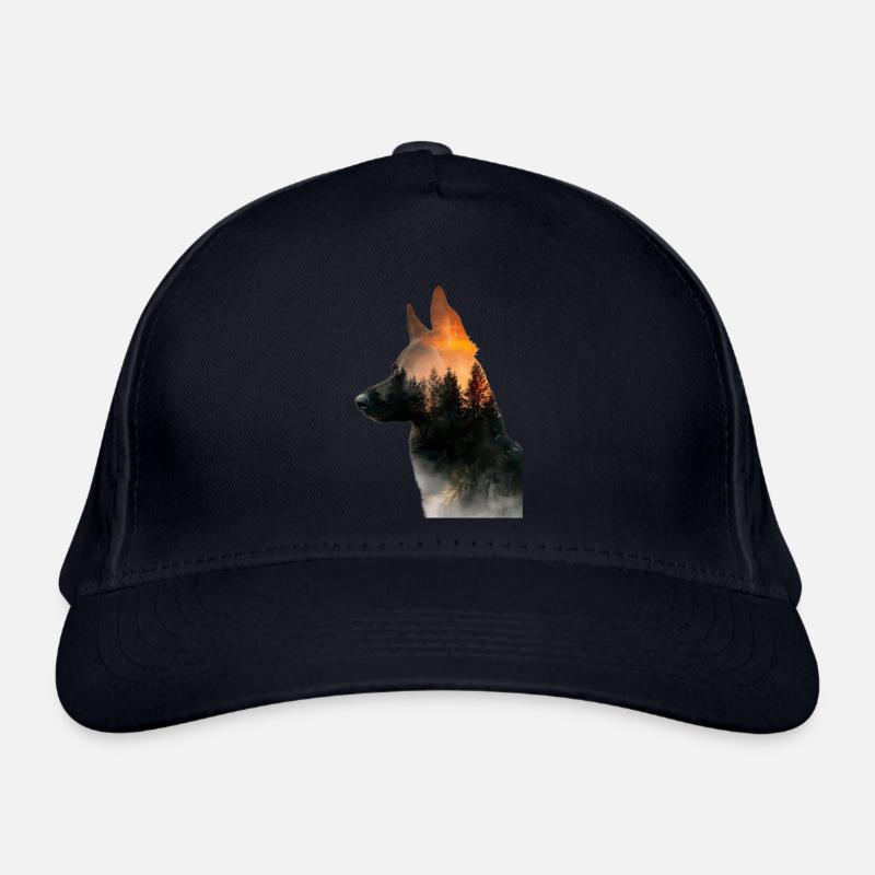 German Shepherd Organic Baseball Cap