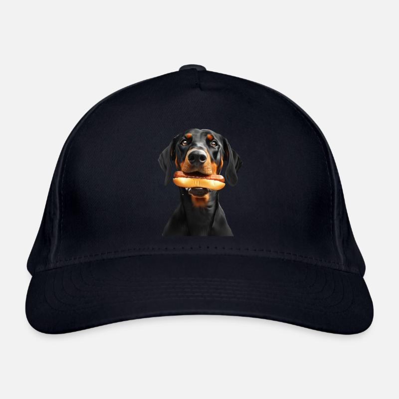 Doberman Organic Baseball Cap