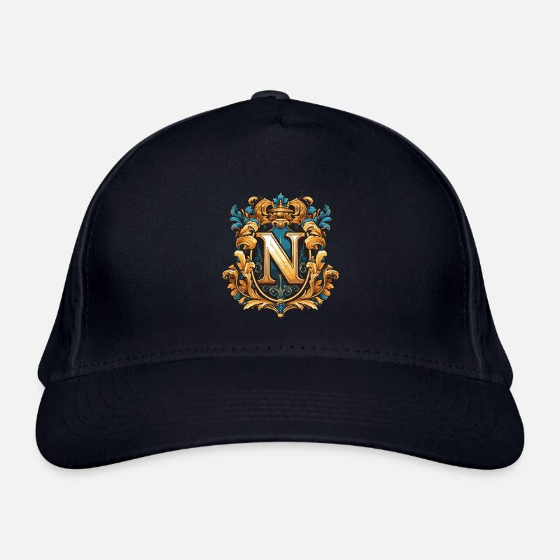N Buchstabe Logo Krone Bio-Baseballkappe