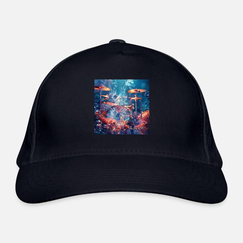 Schlagzeug Bio-Baseballkappe