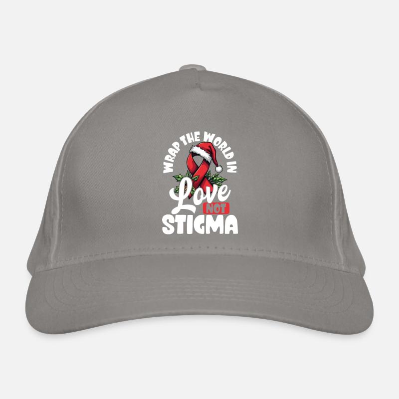 Enveloppez le monde d’amour, pas de stigmatisation. Casquette classique bio