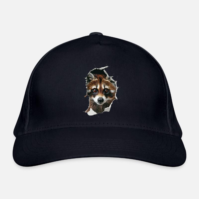 Nasenbär Bio-Baseballkappe