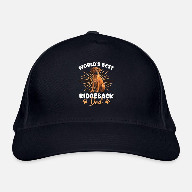 Rhodesian Ridgeback Groovy Ridgeback Dad Organic Baseball Cap
