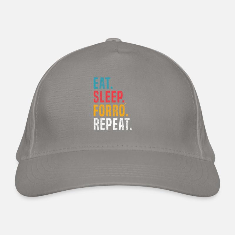 Manger Dormir Forró Répéter Casquette classique bio