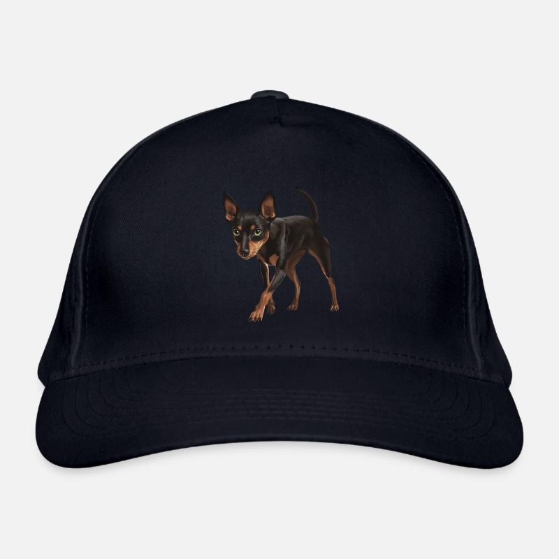 Zwergpinscher Bio-Baseballkappe