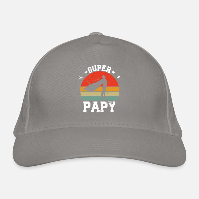Super Papy Organic Baseball Cap