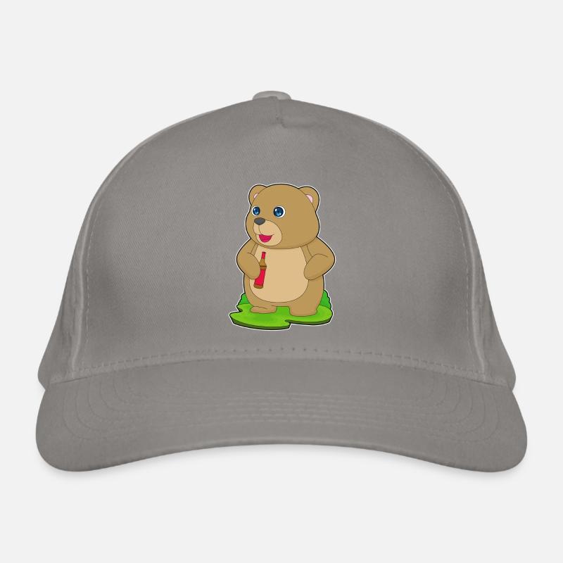 Bear bouteille de bière Casquette classique bio