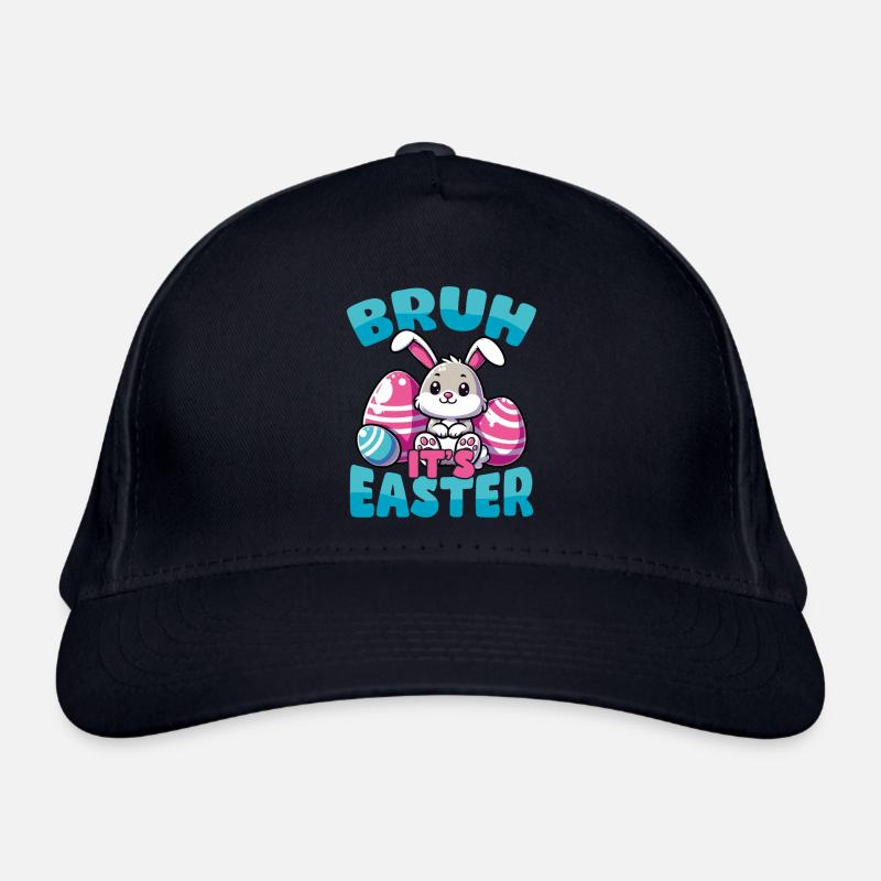 Joyeux bouillon de Pâques Funny Bunny Casquette classique bio