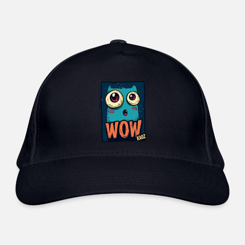 WOW, Monstre de bande dessinée submergé avec effet Casquette classique bio