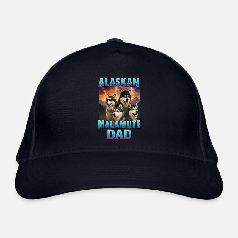 Alaskan Malamute Bio-Baseballkappe