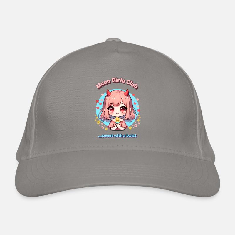 süßes Teufelchen gemeines Mädchen Kawaii Sommer Bio-Baseballkappe