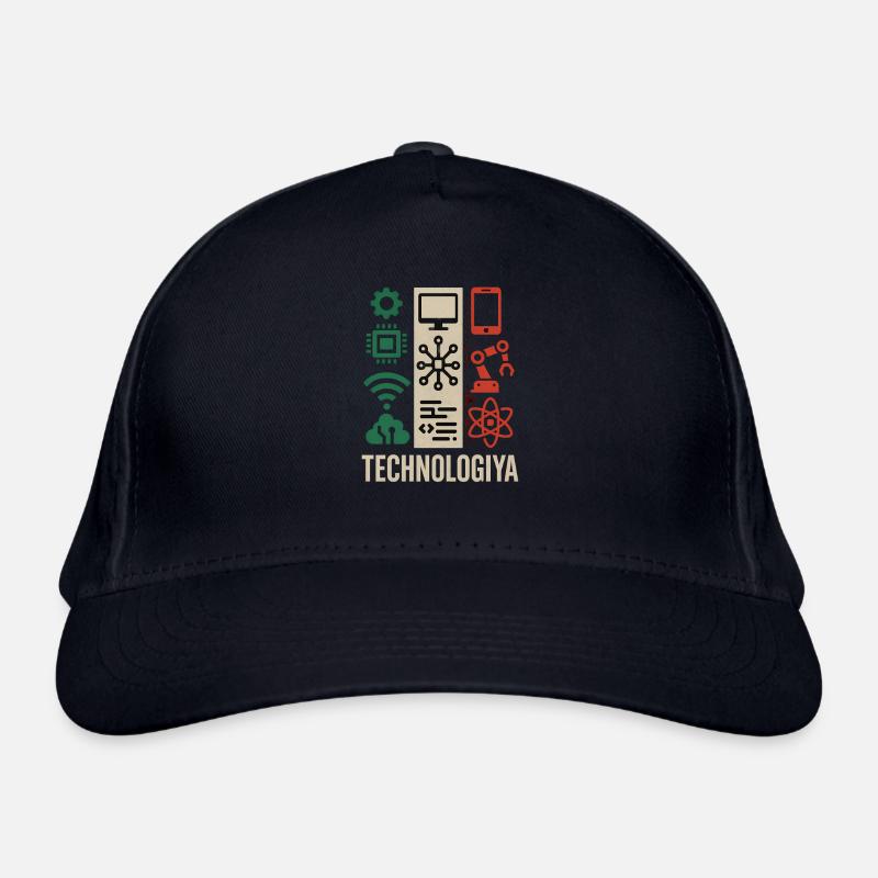 Futuristic Tech Circuit, Technologia Funny Meme Organic Baseball Cap