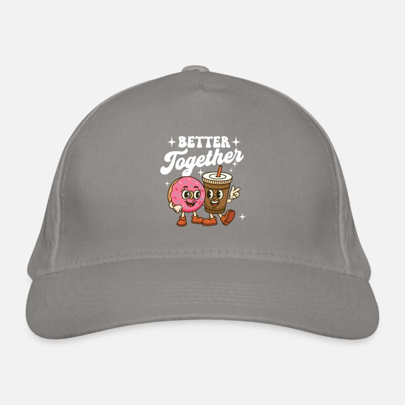 Mieux ensemble Mignon Café Paire Amour Casquette classique bio