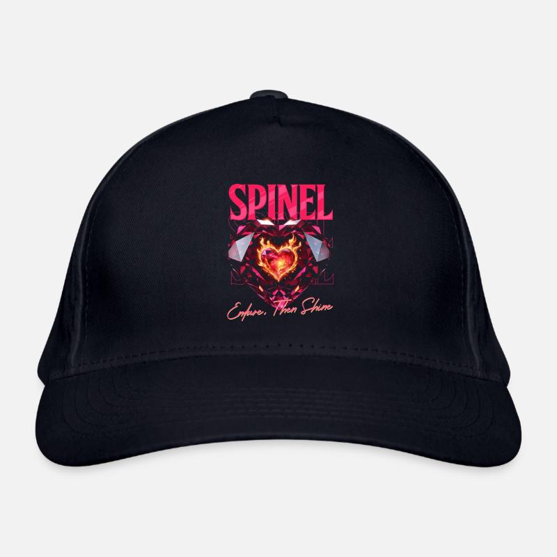 Pierre de naissance Spinelle d’août Casquette classique bio