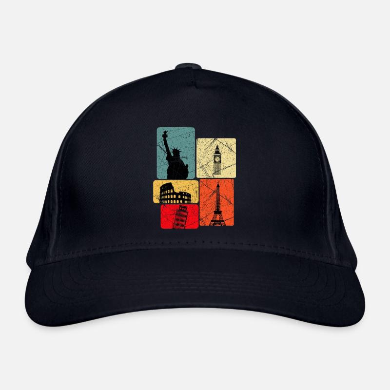 World trip Organic Baseball Cap