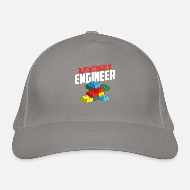 Trust Me I’m An Engineer Brick Builder Block Build Organic Baseball Cap