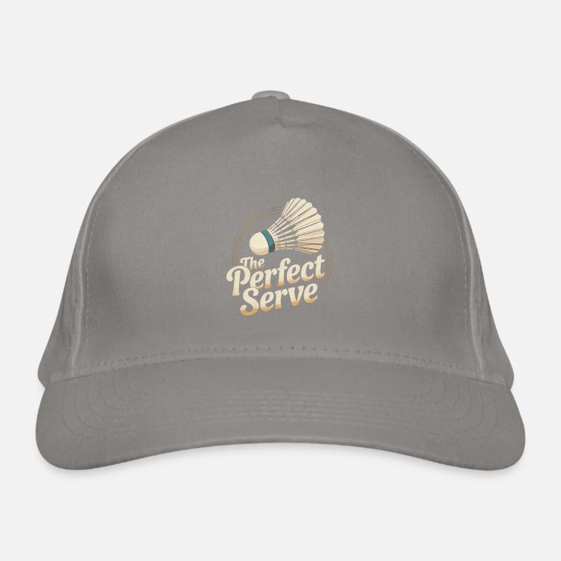 Retro Badminton Bio-Baseballkappe