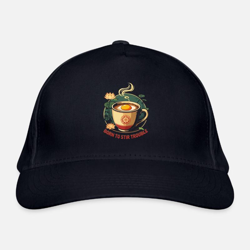 Vietnamesisches Essen Kaffee Mit Eigelb Bio-Baseballkappe