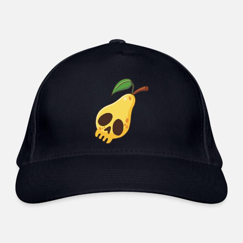 Pear Skull Organic Baseball Cap